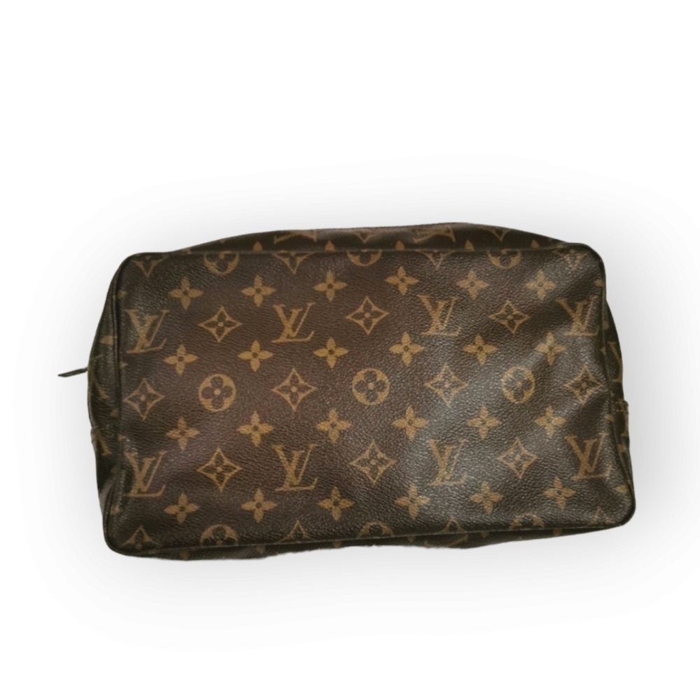 Vintage Louis Vuitton Trouse 28 Monogram Toiletry GM Cosmetic Bag Clutch Pouch